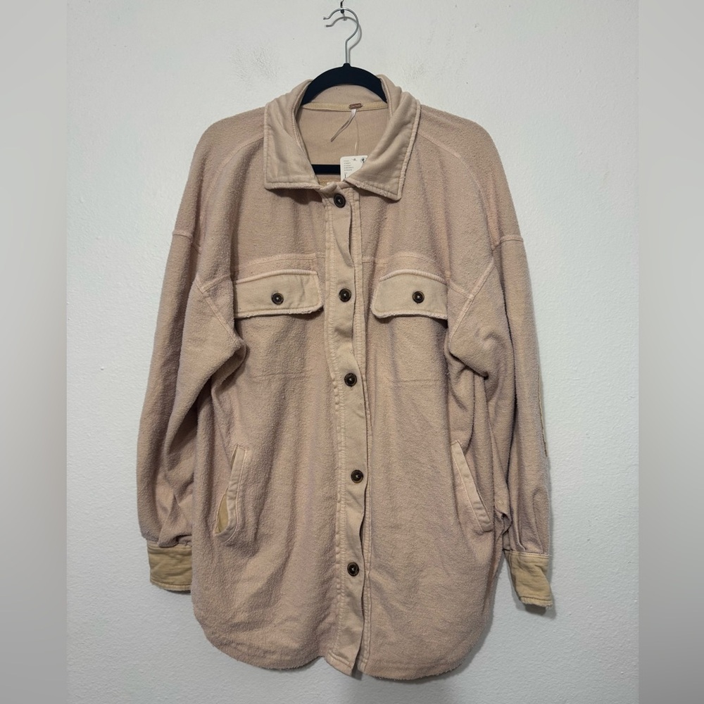 Free People Ruby Shacket Oversized Large NWT - Picture 5 of 14